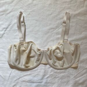 CUUP The Balconette - Mesh Bra 34E/34DD in Salt